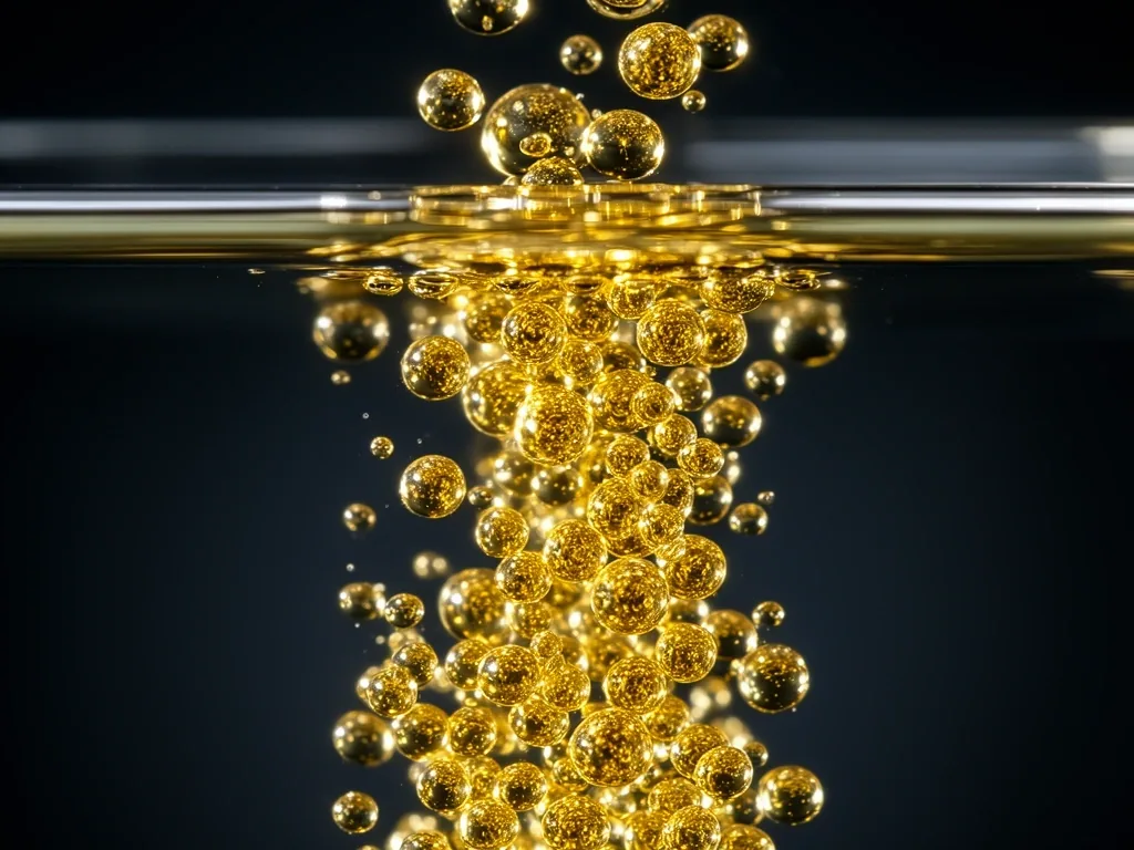 Technical visualization of nutrient suspension